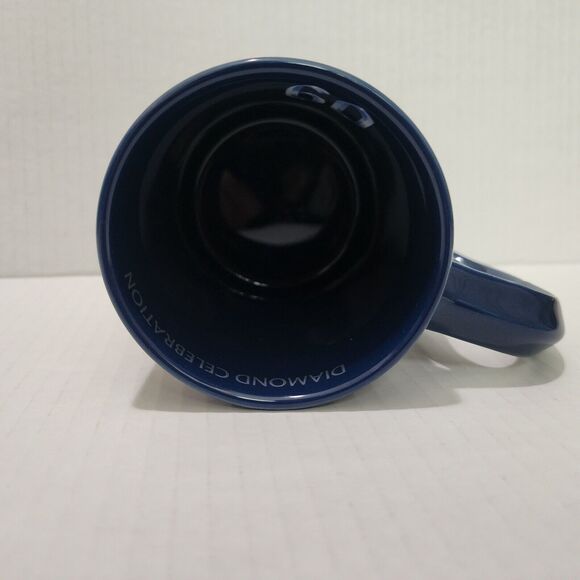 Disney Disneyland Resort 60 Diamond Celebration Ceramic Coffee Cup Blue - Picture 6 of 6